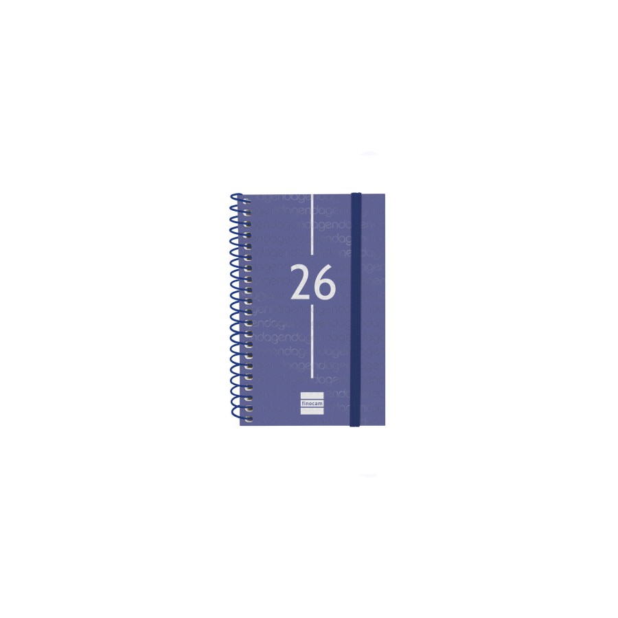 30460-AGENDA 2026 BASIC YEAR E3 79X127MM SEMANA VISTA HORIZONTAL AZUL FINOCAM 741421026