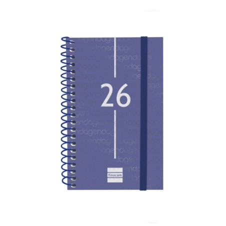 30460-AGENDA 2026 BASIC YEAR E3 79X127MM SEMANA VISTA HORIZONTAL AZUL FINOCAM 741421026