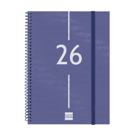 30466-AGENDA 2026 BASIC YEAR E10 155X212MM SEMANA VISTA HORIZONTAL AZUL FINOCAM 741451026