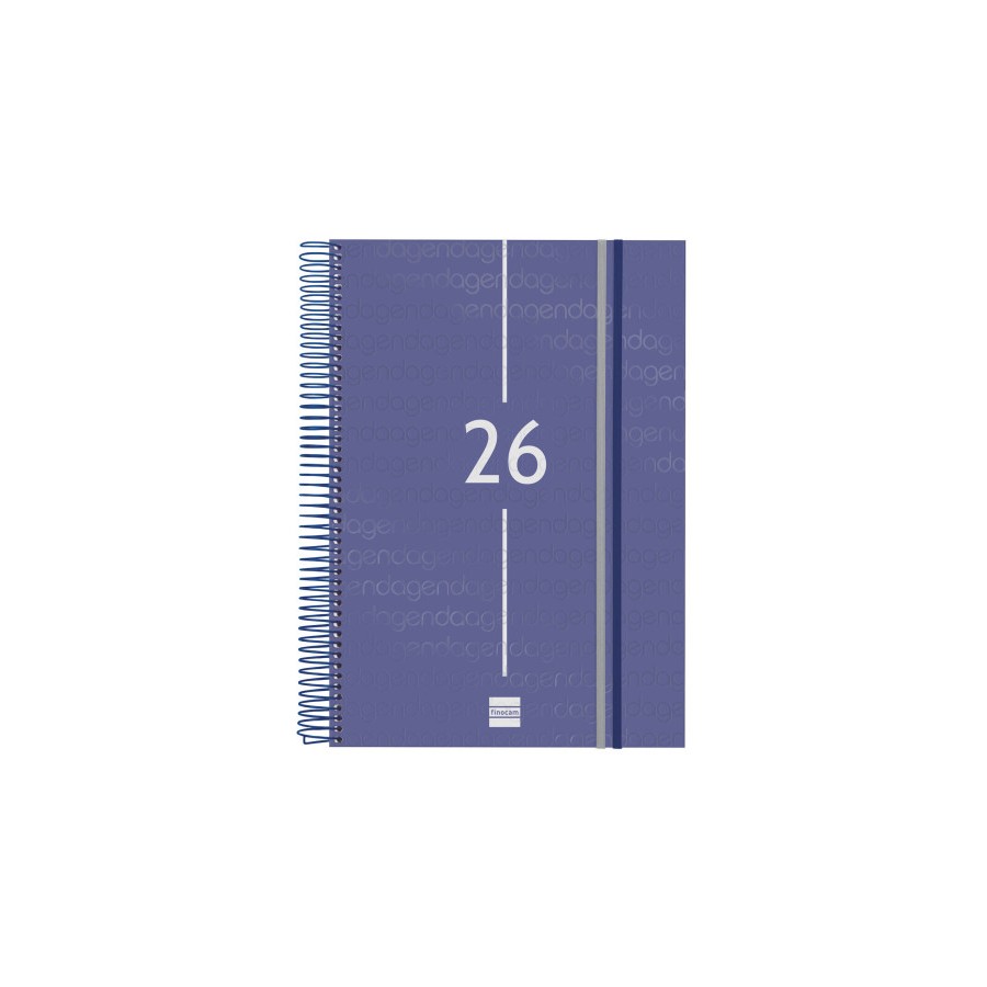 30490-AGENDA 2026 BASIC YEAR E40 210X297MM DIA PAGINA AZUL FINOCAM 741111026