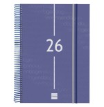 30490-AGENDA 2026 BASIC YEAR E40 210X297MM DIA PAGINA AZUL FINOCAM 741111026