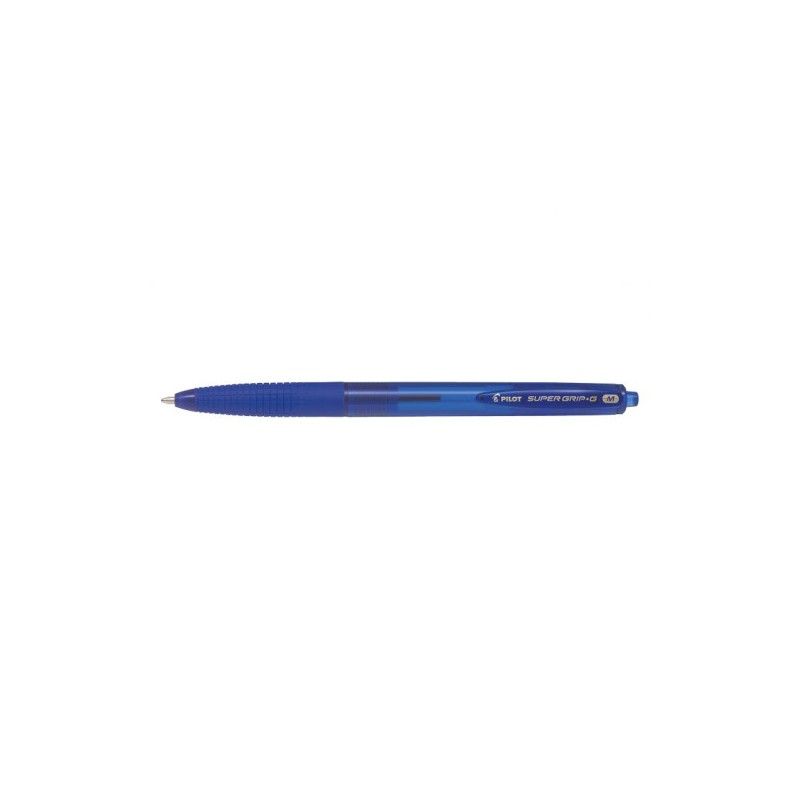 305-Pilot Super Grip G Azul Boligrafo de punta retractil con pulsador Medio