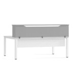 3061-MODULO RECEPCION ALTILLO 200CM GRIS / GRIS. MEDIDAS 200X40X30CM. (MESA NO INCLUIDA EN EL PRECIO, SE COMPRA APARTE)