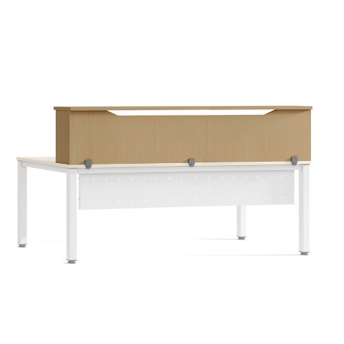 3063-MODULO RECEPCION ALTILLO 200CM ROBLE / ROBLE. MEDIDAS 200X40X30CM. (MESA NO INCLUIDA EN EL PRECIO, SE COMPRA APARTE