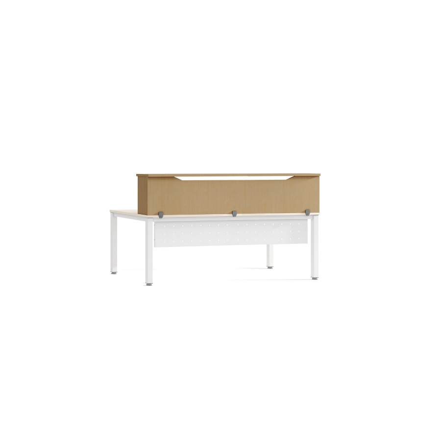 3063-MODULO RECEPCION ALTILLO 200CM ROBLE / ROBLE. MEDIDAS 200X40X30CM. (MESA NO INCLUIDA EN EL PRECIO, SE COMPRA APARTE 3063-MODULO RECEPCION ALTILLO 200CM ROBLE / ROBLE. MEDIDAS 200X40X30CM. (MESA NO INCLUIDA EN EL PRECIO, SE COMPRA APARTE