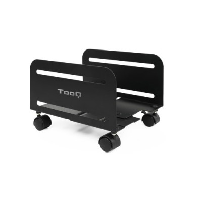 TooQ Soporte metalico para CPU de suelo con ruedas