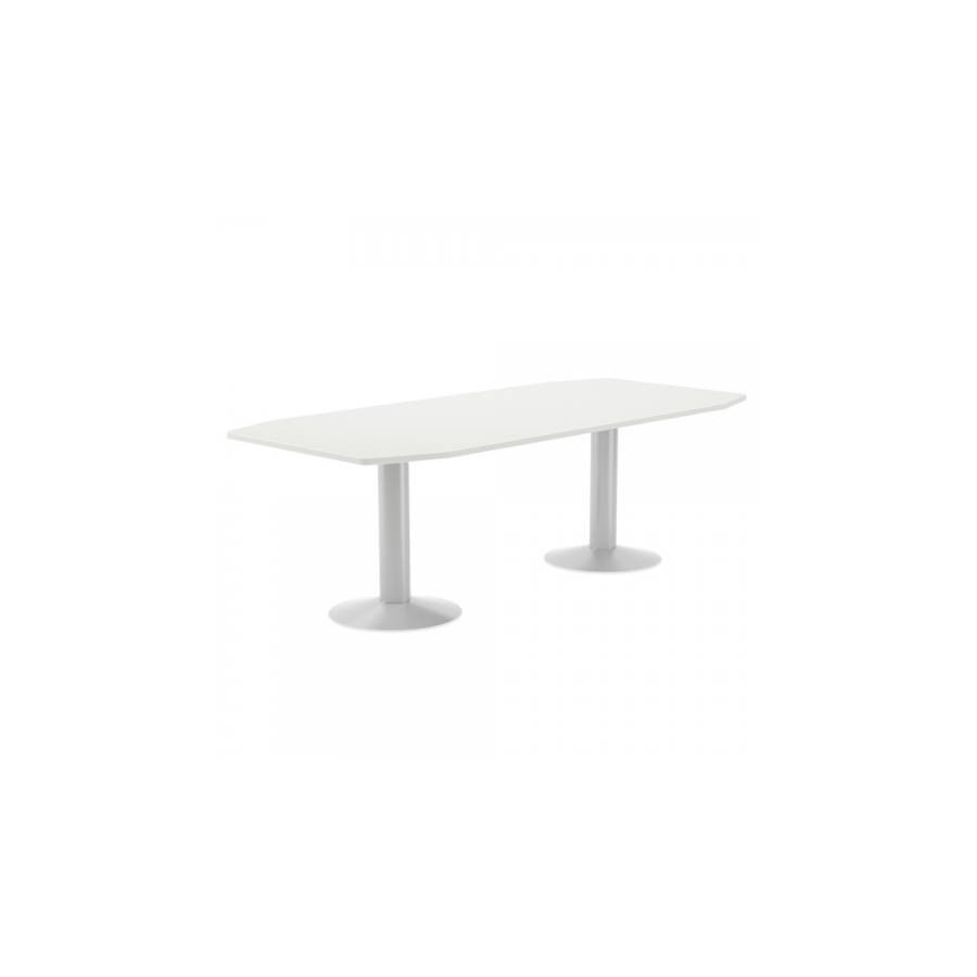 3101-MESA DE REUNIONES 220X100X72CM. COLOR: PATA METALICA BLANCA / TABLERO BLANCO ROCADA 3003ATW04 3101-MESA DE REUNIONES 220X100X72CM. COLOR: PATA METALICA BLANCA / TABLERO BLANCO ROCADA 3003ATW04
