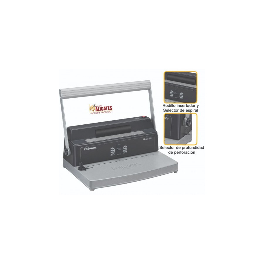 311-ENCUADERNADORA ESPIRAL METALICA 50R FELLOWES 5600501 311-ENCUADERNADORA ESPIRAL METALICA 50R FELLOWES 5600501