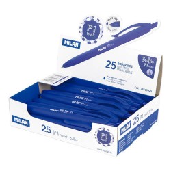 3134-EXPOSITOR 25 BOLIGRAFOS P1 TOUCH AZUL MILAN 176510925