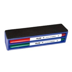3137-BORRADOR MAGNETICO + 4 ROTULADORES PIZARRA MILAN 165894