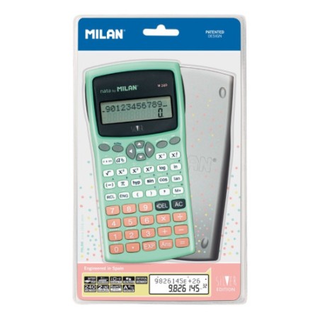 3182-CALCULADORA CIENTIFICA FUNCIONES SILVER NUEVO MILAN 159110SLBL