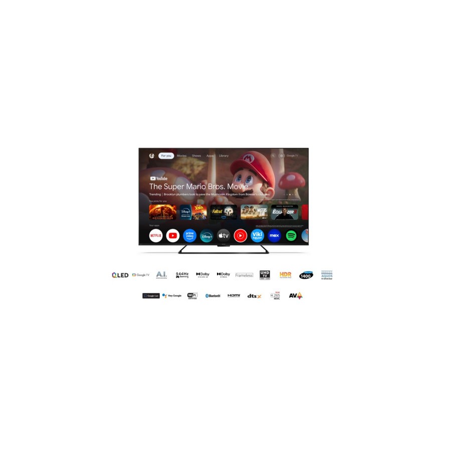 31900-SHARP 65HR7265E GOOGLE TV 65"