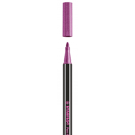 3191-ROTULADOR PUNTA 1,4 MM PEN 68 METALLIC ROSA STABILO 68/856