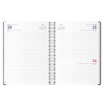 31984-AGENDA 2026 SYNCRO ESPIRAL DIA PAGINA 21 X 29 CM. NEGRO DOHE 11617 - 26