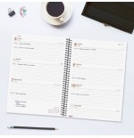 32017-AGENDA 2026 BASIC YEAR E10 155X212MM SEMANA VISTA HORIZONTAL NEGRO FINOCAM 741456026