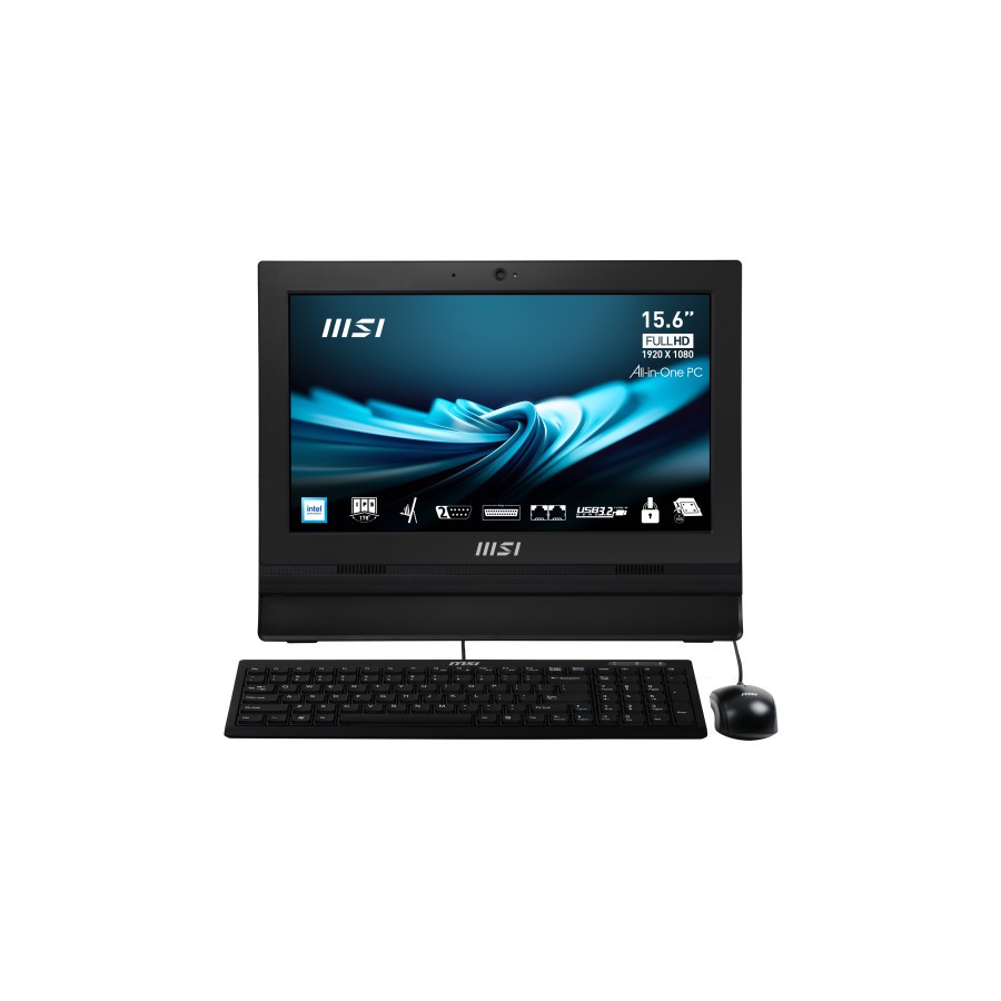 32029-MSI Pro AP162T ADL-042XEU All-in-One PC IntelR N N100 39,6 cm (15.6") 1920 x 1080 Pixeles Pantalla tactil PC todo 32029-MSI Pro AP162T ADL-042XEU All-in-One PC IntelR N N100 39,6 cm (15.6") 1920 x 1080 Pixeles Pantalla tactil PC todo