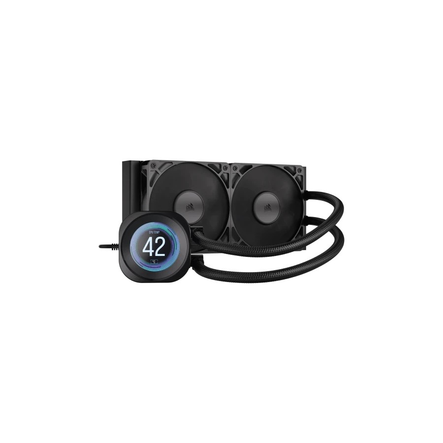 32043-Corsair Nautilus 240 RS LCD Procesador Sistema de refrigeracion liquida todo en uno 12 cm Negro 1 pieza(s) 32043-Corsair Nautilus 240 RS LCD Procesador Sistema de refrigeracion liquida todo en uno 12 cm Negro 1 pieza(s)