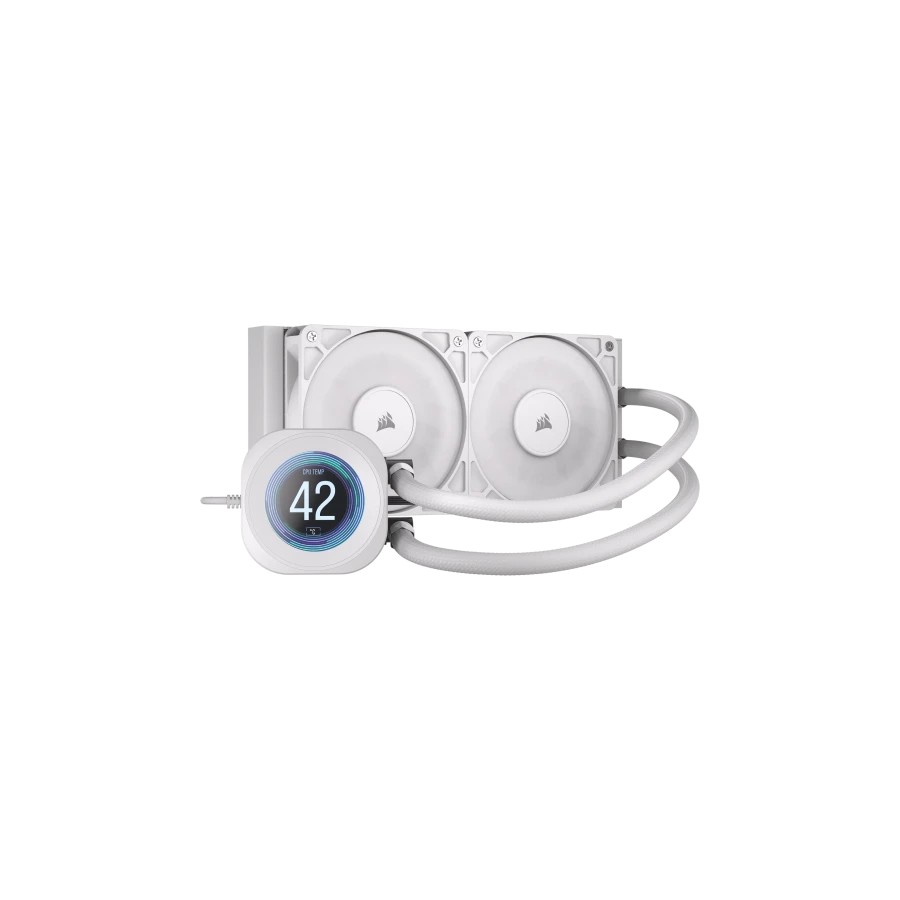 32044-Corsair Nautilus 240 RS LCD Procesador Sistema de refrigeracion liquida todo en uno 12 cm Blanco 1 pieza(s) 32044-Corsair Nautilus 240 RS LCD Procesador Sistema de refrigeracion liquida todo en uno 12 cm Blanco 1 pieza(s)