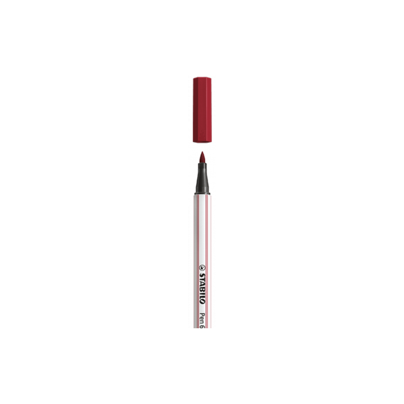 3206-ROTULADOR PUNTA FIBRA PINCEL PEN 68 BRUSH PURPURA STABILO 568/19