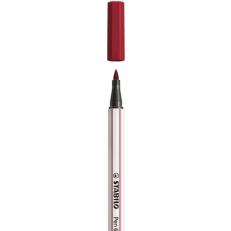 3206-ROTULADOR PUNTA FIBRA PINCEL PEN 68 BRUSH PURPURA STABILO 568/19