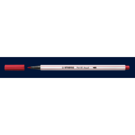3207-ROTULADOR PUNTA FIBRA PINCEL PEN 68 BRUSH PURPURA STABILO 568/19