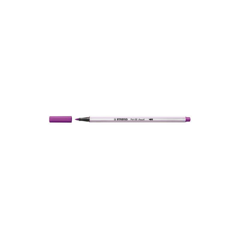 3208-ROTULADOR PUNTA FIBRA PINCEL PEN 68 BRUSH LILA STABILO 568/58
