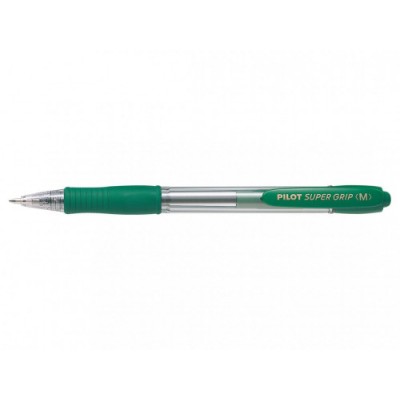 BOLIGRAFO RETRACTIL SUPERGRIP 10MM VERDE PILOT BPGP 10R M G