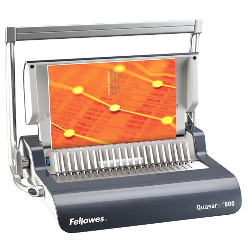 321-ENCUADERNADORA CANUTILLO PLASTICO QUASAR+ FELLOWES 5627701