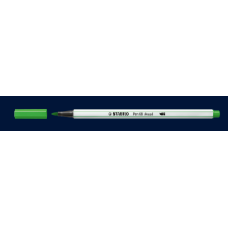 3219-ROTULADOR PUNTA FIBRA PINCEL PEN 68 BRUSH VERDE CLARO STABILO 568/33