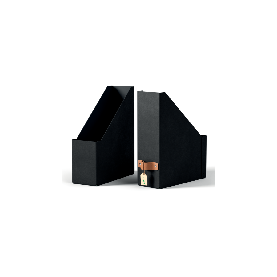 32198-PACK 2 REVISTEROS DE CARTON COLOR NEGRO LEITZ 24710095 32198-PACK 2 REVISTEROS DE CARTON COLOR NEGRO LEITZ 24710095