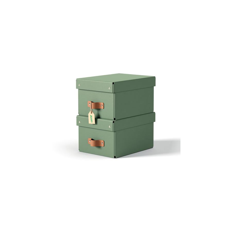 32212-PACK 2 CAJAS DE ALMACENAMIENTO CARTON PEQUENA COLOR VERDE LEITZ 61470050 32212-PACK 2 CAJAS DE ALMACENAMIENTO CARTON PEQUENA COLOR VERDE LEITZ 61470050