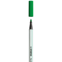 3222-ROTULADOR PUNTA FIBRA PINCEL PEN 68 BRUSH VERDE STABILO 568/36