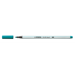 3224-ROTULADOR PUNTA FIBRA PINCEL PEN 68 BRUSH TURQUESA STABILO 568/51