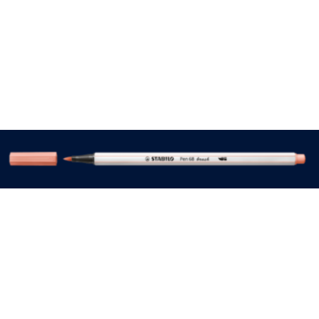 3229-ROTULADOR PUNTA FIBRA PINCEL PEN 68 BRUSH CARNE CLARO STABILO 568/26