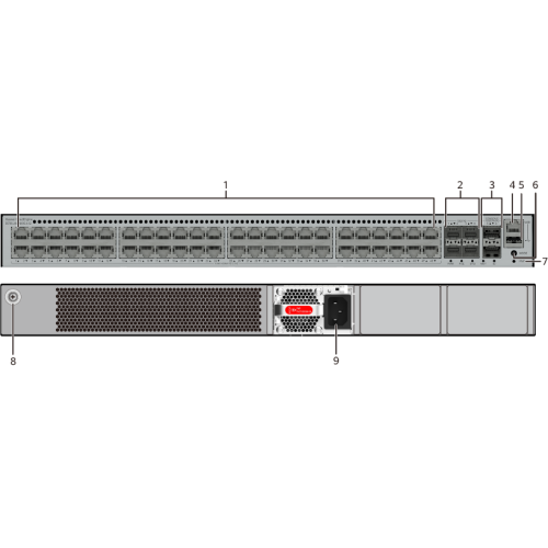 32666-HUAWEI S5735-L48PN4XE-A-V2 (48*10M/100M/1G/2.5GE BASE-T PORTS, 4*10GE SFP+ PORTS, 2*12GE STACK PORTS, POE+, 828W P
