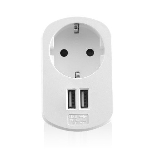 32683-Ewent EW1211 cargador de dispositivo movil Blanco Interior