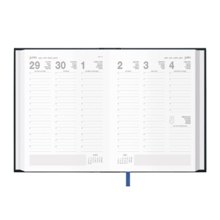 32687-AGENDA 2026 SEGOVIA SEMANA VISTA 14 X 20 CM. COLOR NEGRO DOHE 11116 - 26