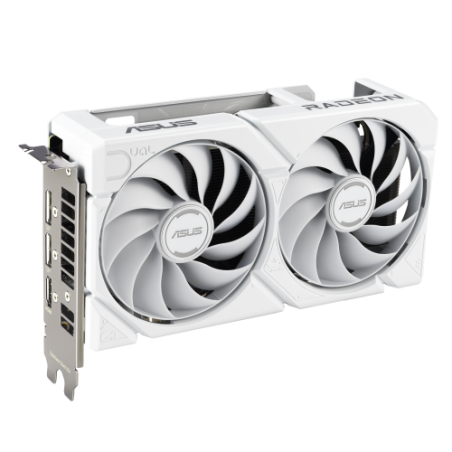 32790-ASUS Dual -RX9060XT-16G-WHITE AMD Radeon RX 9060 XT 16 GB GDDR6