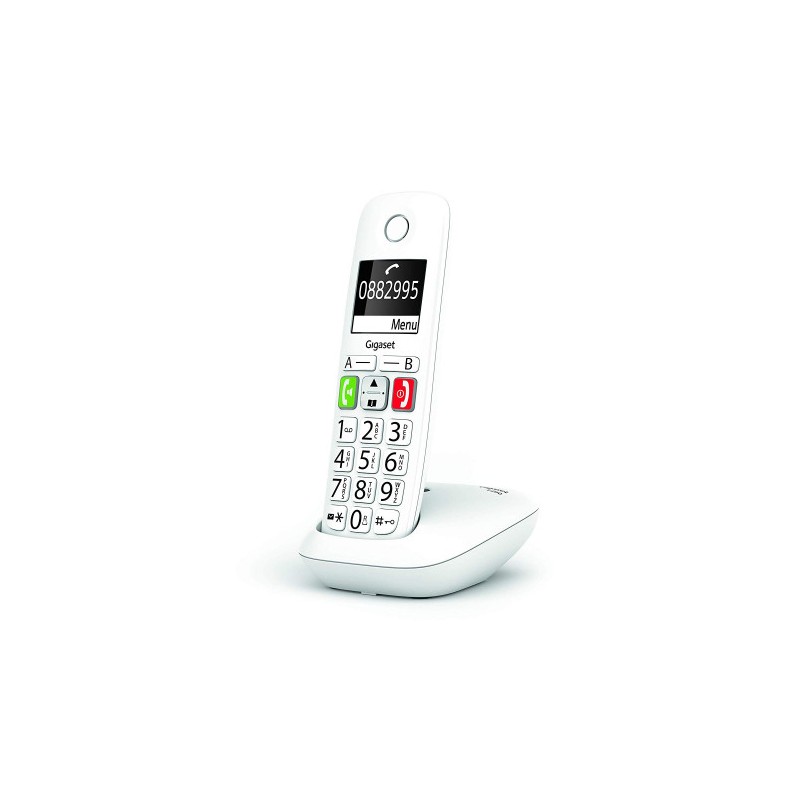 3282-Gigaset E290 Telefono DECT/analogico Identificador de llamadas Blanco 3282-Gigaset E290 Telefono DECT/analogico Identificador de llamadas Blanco