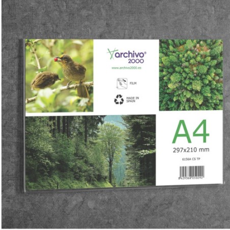 32834-PORTAFOLLETOS MURAL PREMIUM A4 HORIZONTAL ADHESIVO 300x210MM ARCHIVO 2000 6156ACSTP