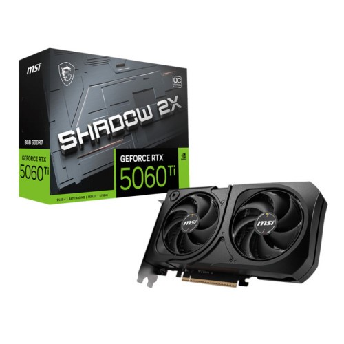 32856-VGA MSI RTX 5060 TI 8G SHADOW 2X OC PLUS (BULK),NV,RTX5060TI,8GB