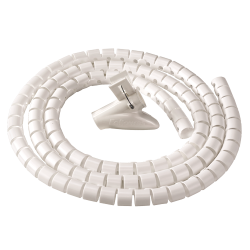 3286-Fellowes CableZip Piso Tubo flexible para proteccion de cables Blanco 1 pieza(s)