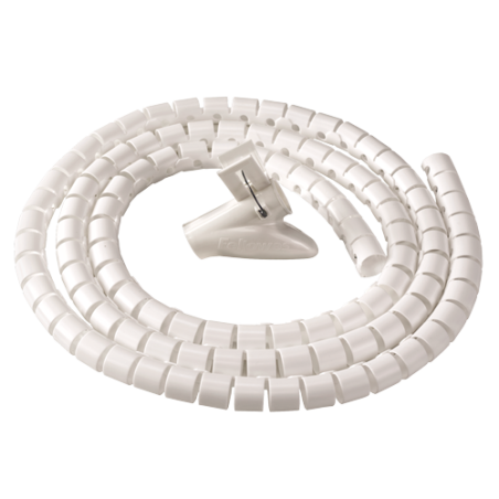 3286-Fellowes CableZip Piso Tubo flexible para proteccion de cables Blanco 1 pieza(s)