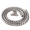 3288-ORGANIZADOR CABLES ZIP 2M PLATA FELLOWES 9929801