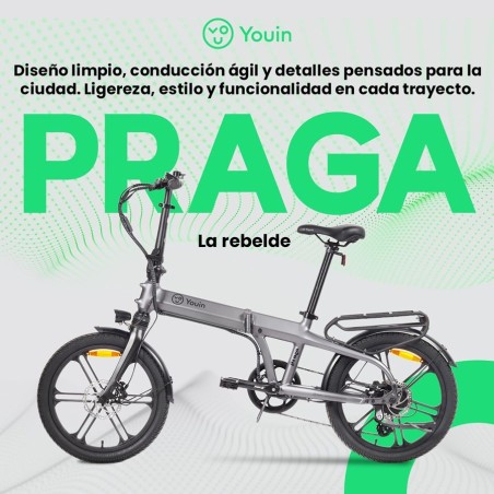 32891-YOUIN E-BIKE 20" YOUIN PRAGA -