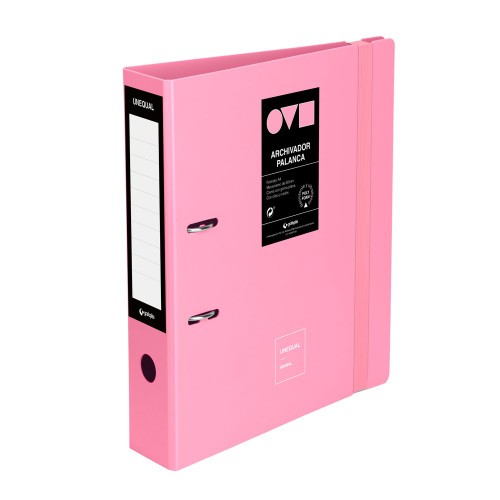 32903-ARCHIVADOR A4 65MM EN POLYFOAM UNEQUAL MINIMAL ROSA GRAFOPLAS 17262853