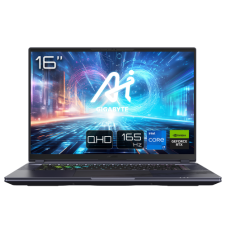 32929-GIGABYTE AORUS 16X ASG 2024 - 16 pulgadas, 165Hz QHD, Intel Core i7-14650HX, NVIDIA GeForce RTX 4070 GPU, 16GB DDR