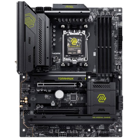 32959-PLACA MSI MAG B850 TOMAHAWK WIFI,AMD,AM5,B850,4DDR5,256GB,1HDMI,4SATA3+2M.2,5GBLAN+WIFI7+BT5.4,4USB3.2+2 TYPE-C,AT