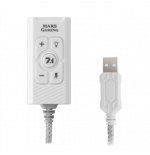 33080-Mars Gaming MSC2W Tarjeta de Sonido Externa 7.1 USB Blanca