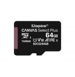 3310-Kingston Technology Canvas Select Plus memoria flash 64 GB MicroSDXC Clase 10 UHS-I